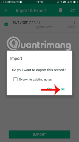How to use the GNotes notes app - Note, Notepad & Memo Android Picture 37