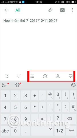 How to use the GNotes notes app - Note, Notepad & Memo Android Picture 8