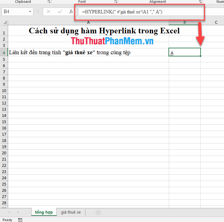 How to use the Hyperlink function in Excel Picture 3