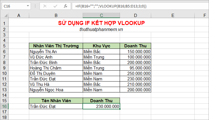 How to use the IF function with VLOOKUP (examples and how to) Picture 7