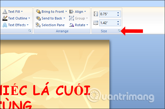 How to use the impact button on PowerPoint Picture 6