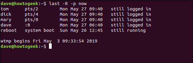 How to use the last command in Linux Picture 23