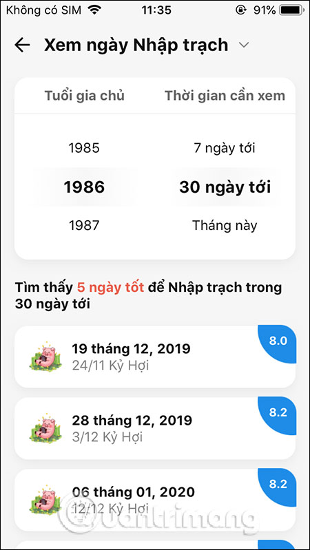 How to use the Like Italy Calendar - Van Nien Calendar 2020 Picture 21