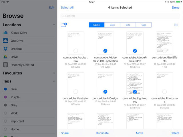 How to use the new file management application Files on iOS 11 Picture 2