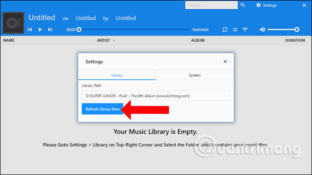 How to use the Nighthawk self-hiding music player Picture 3