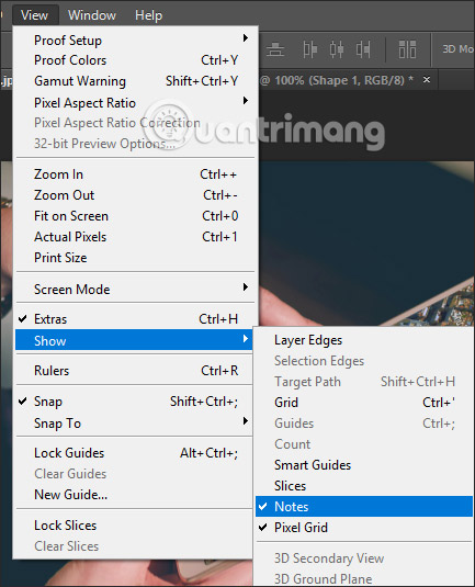How to use the Note tool in Photoshop Picture 5