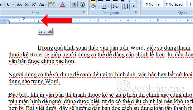 How to use the Ruler ruler bar in Word Picture 11