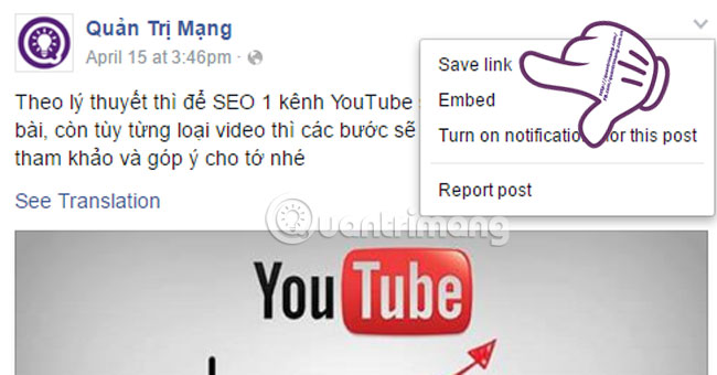 How to use the Save feature on Facebook Picture 2