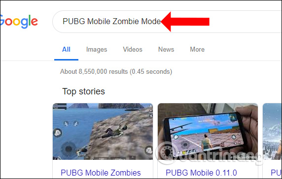 How to use the Search pop-up function on Chrome Picture 3