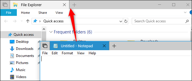 How to use the Sets feature to include tabs on a Windows 10 window Picture 6