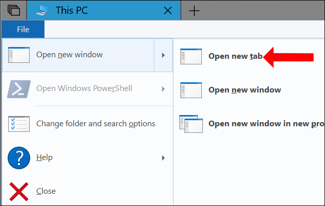 How to use the Sets feature to include tabs on a Windows 10 window Picture 7