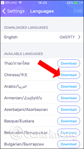 How to use the translator keyboard translator - Transkey iPhone Picture 11
