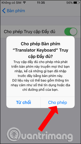 How to use the translator keyboard translator - Transkey iPhone Picture 5