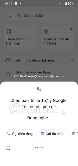 How to use the virtual assistant Google Assistant Vietnamese on Android Picture 8