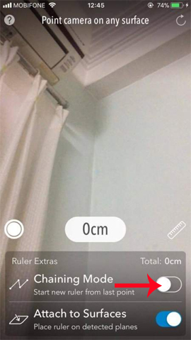 How to use the virtual ruler AR MeasureKit iOS 11 Picture 3