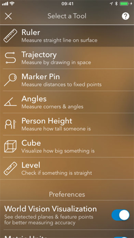 How to use the virtual ruler AR MeasureKit iOS 11 Picture 5