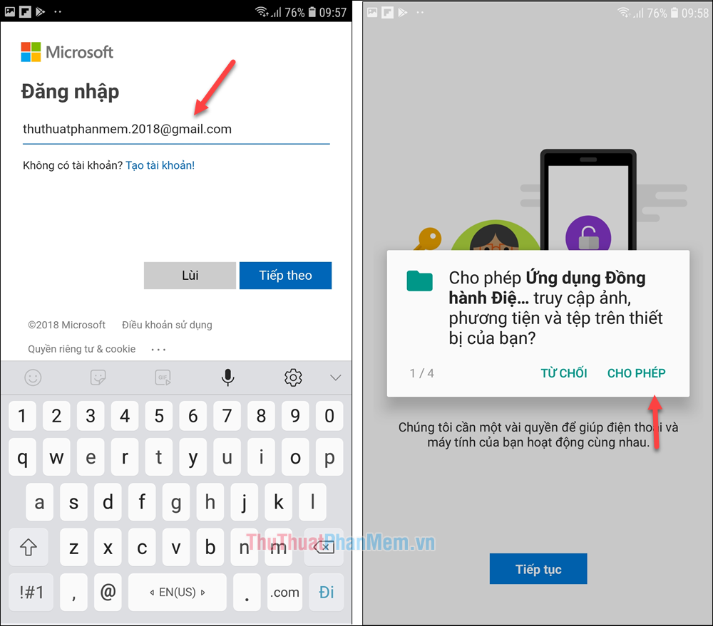 How to use the Your Phone feature on windows 10 to connect a computer to an Android phone Picture 9