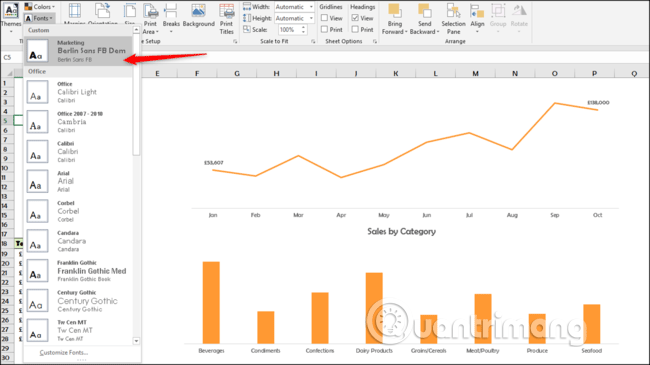 How to use themes in Excel Picture 11