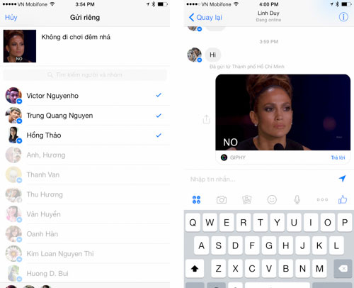 How to use third party app in Facebook Messenger Picture 3