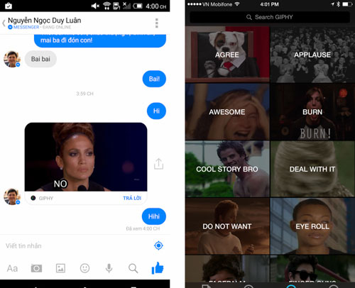 How to use third party app in Facebook Messenger Picture 4