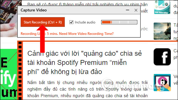 How to use TinyTake to capture screen video Picture 16