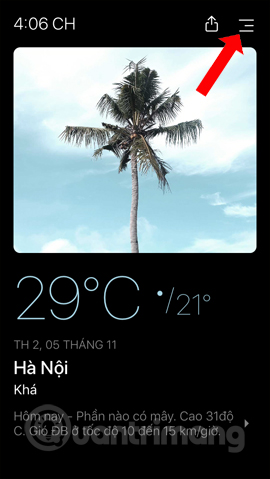 How to use Today Weather to view weather forecasts Picture 10