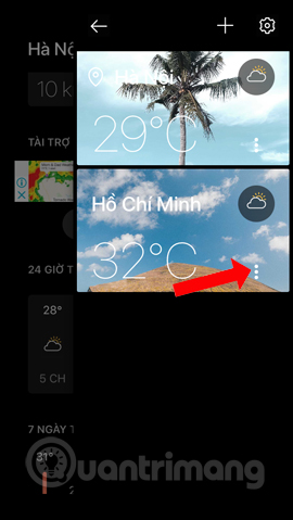 How to use Today Weather to view weather forecasts Picture 16
