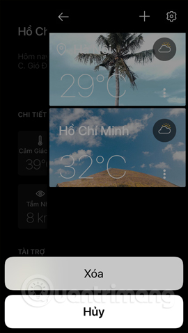How to use Today Weather to view weather forecasts Picture 17