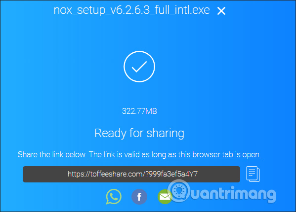 How to use ToffeShare to share unlimited files Picture 2