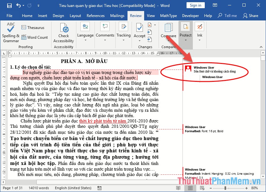 How To Use Track Changes In Word