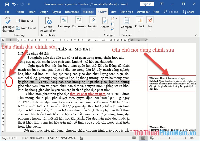 How To Use Track Changes In Word