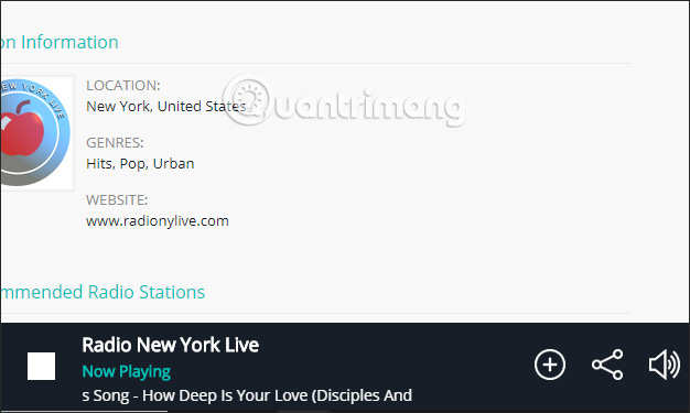 How to use TuneYou to listen to the radio online Picture 3