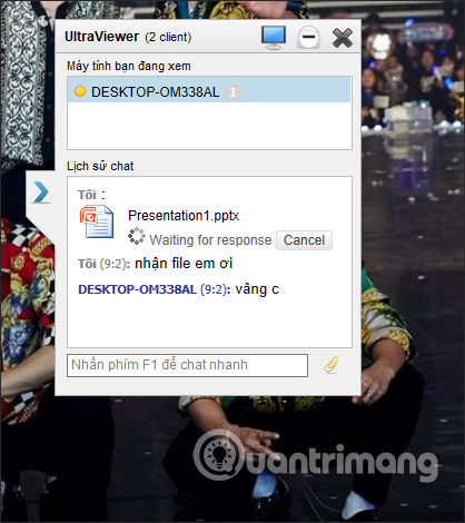 How to use Ultraviewer to send and receive files Picture 7