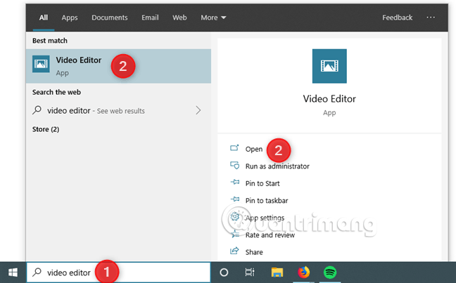 How to use Video Editor on Windows 10 - TipsMake.com