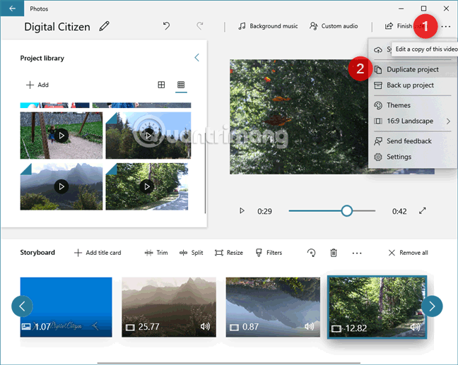 How to use Video Editor on Windows 10 Picture 23