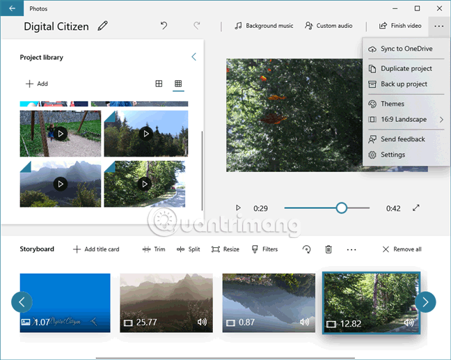 How to use Video Editor on Windows 10 Picture 25