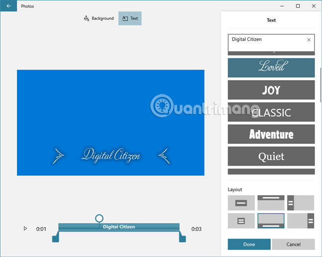 How to use Video Editor on Windows 10 Picture 8