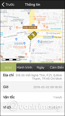 How to use Vietmap to track car journeys Picture 5