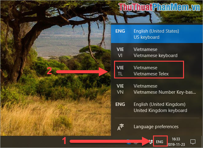 How to use Vietnamese percussion on Windows 10 without installing additional software Picture 10