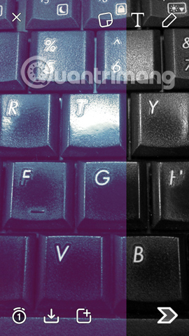 How to use visual effects in Snapchat Picture 15