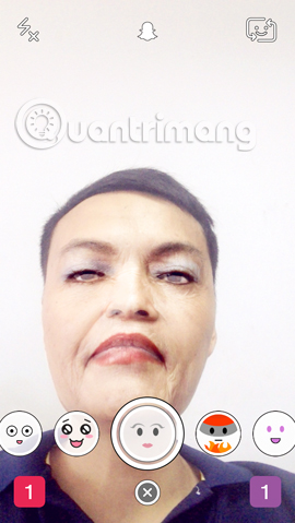 How to use visual effects in Snapchat Picture 2