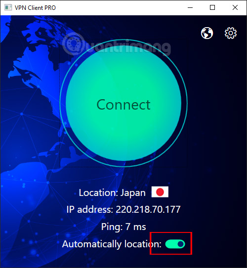 How to use VPN Client Pro fake IP on Windows 10 - TipsMake.com