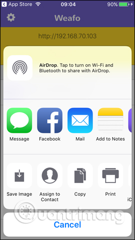 How to use Weafo to transfer files between iPhone and computer Picture 11