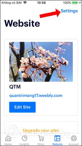 How to use Weebly to create a website on your phone Picture 26