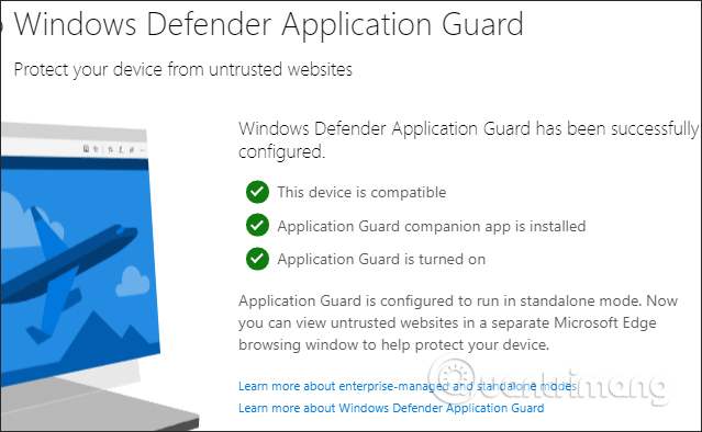 How to use Windows Defender increases security when surfing the web Picture 5