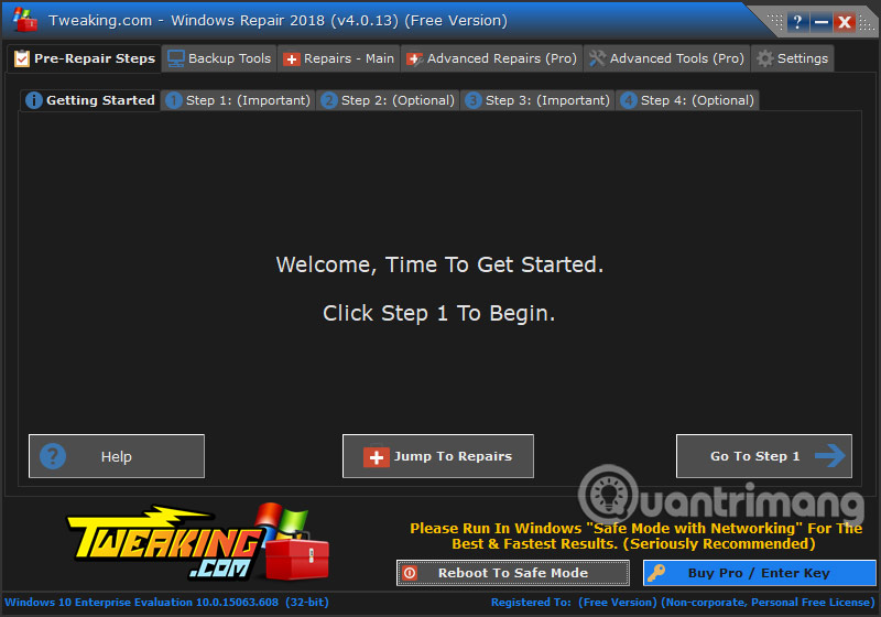 How to use Windows Repair to fix Windows errors Picture 5