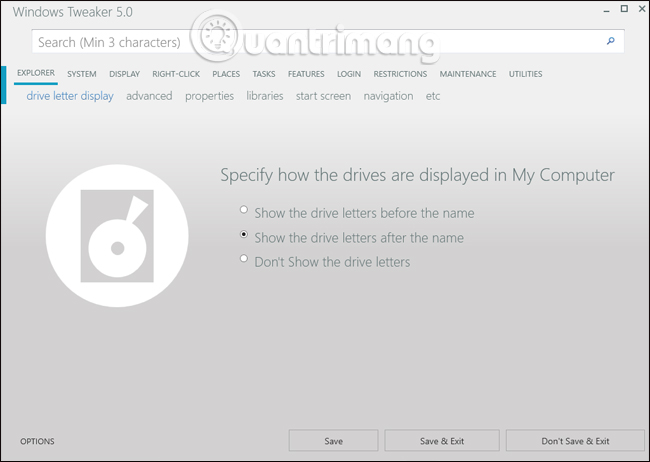 How to use Windows Tweaker 5 to customize Windows Picture 7