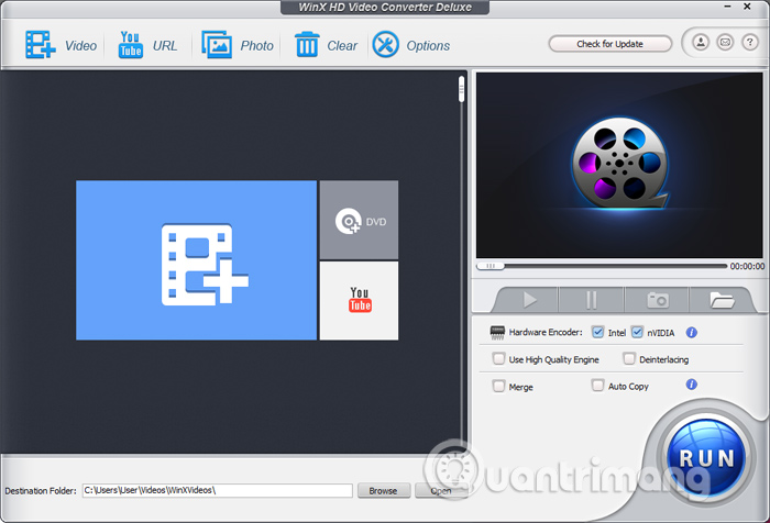 How to use WinX HD Video Converter Deluxe changes video format Picture 8