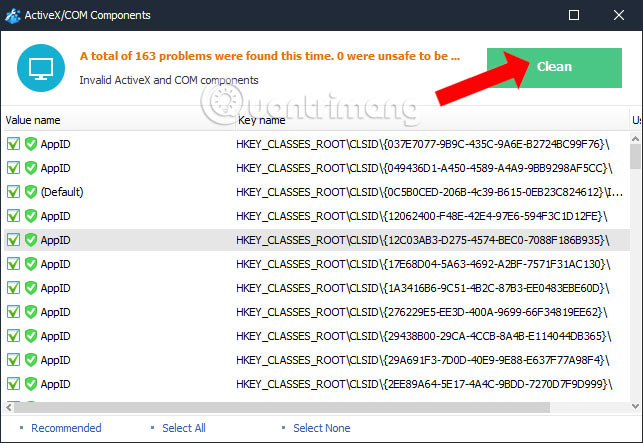 How to use Wise Registry Cleaner to clean and fix registry errors Picture 7