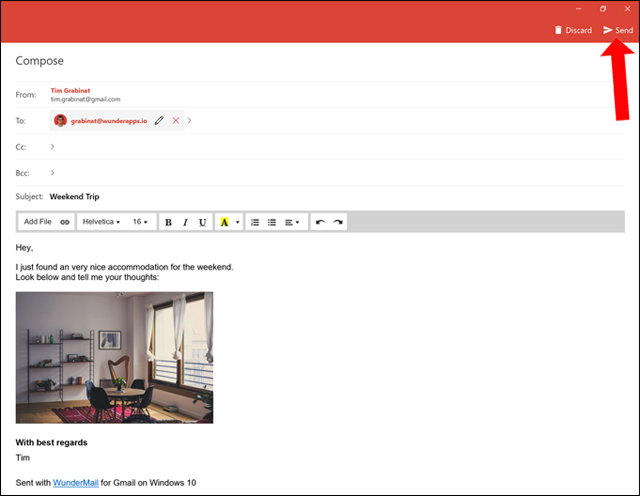 How to use WunderMail for Gmail on Windows 10 Picture 8